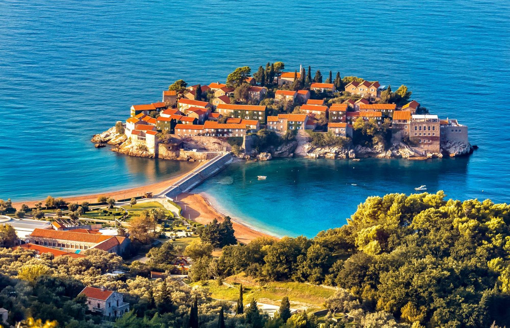 Alessandra Apartments Sveti Stefan Exteriér fotografie